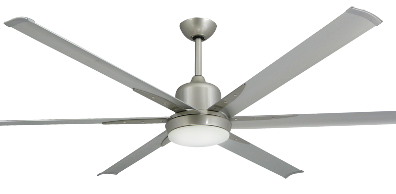 Titan Ceiling Fan In Brushed Nickel With 72 Aluminum