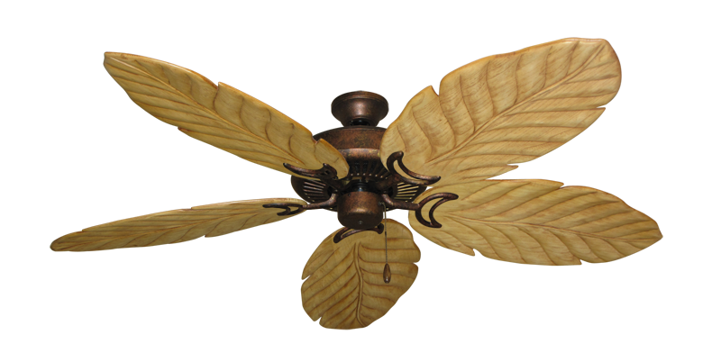 Riviera Burnished Copper with 58" Series 100 Arbor Maple Blades