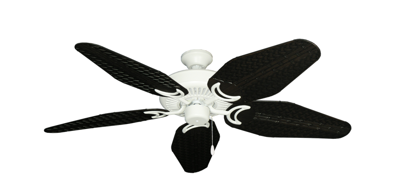 Riviera Ceiling Fan In Matte Pure White With 52 Outdoor