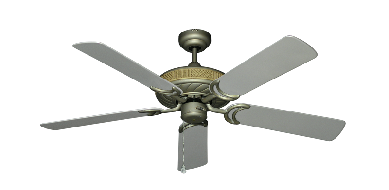 Picture of Atlantis Antique Bronze with 52" Outdoor Brushed Nickel Blades