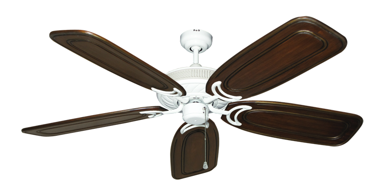 Atlantis Pure White with 58" Series 800 Arbor Chestnut Blades
