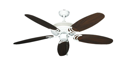 Atlantis Pure White with 52" Outdoor Leaf Oil Rubbed Bronze Blades