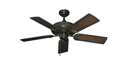 Atlantis Oil Rubbed Bronze with 44" Distressed Hickory Blades