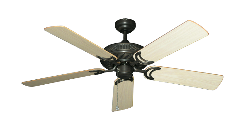 Atlantis Oil Rubbed Bronze with 52" Bleached Oak Gloss Blades
