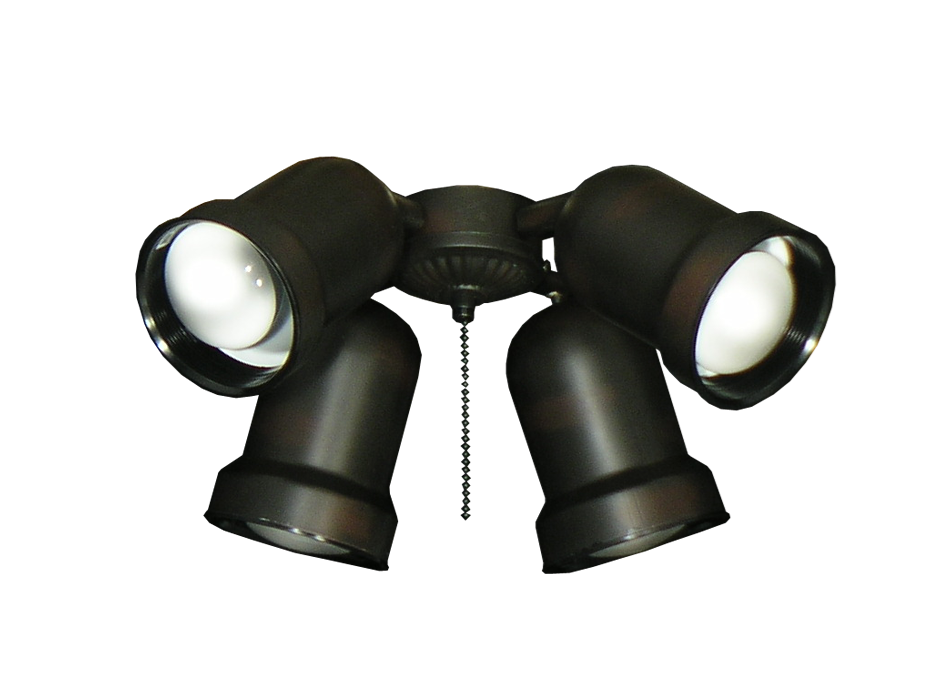 4 Light Outdoor Ceiling Fan Spotlight Kit 463 Dan S City Fans Parts Accessories - Bronze Ceiling Fan Light Kit 4