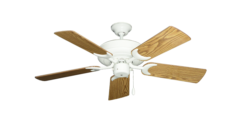 Raindance Pure White with 44" Oak Gloss Blades