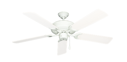 Raindance Pure White with 52" Outdoor Pure White Blades