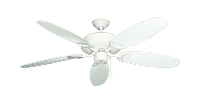 Raindance Pure White with 52" Outdoor Leaf Pure White Blades