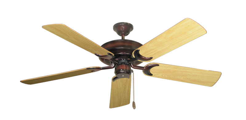Raindance Wine with 52" Honey Oak Gloss Blades