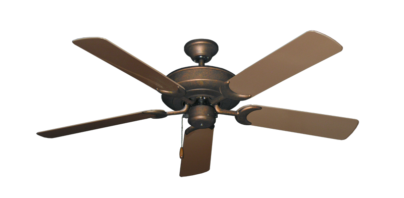 Picture of Raindance Burnished Copper with 52" Outdoor Brown Blades