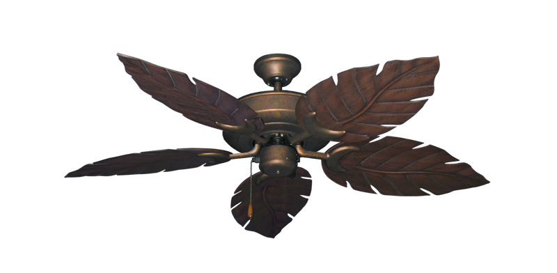Picture of Raindance Burnished Copper with 52" Venetian Oil Rubbed Bronze Blades