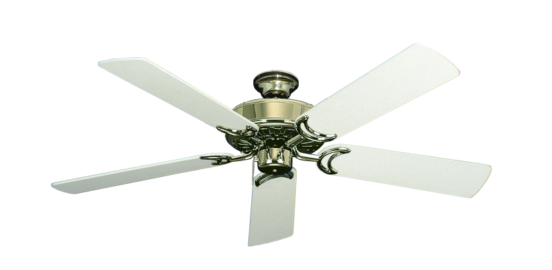Dixie Belle Bright Brass with 52" Navajo White Blades