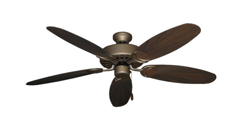 Dixie Belle Antique Bronze with 52" Outdoor Leaf Oil Rubbed Bronze Blades