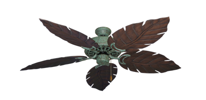 Dixie Belle Verde Green with 52" Venetian Oil Rubbed Bronze Blades