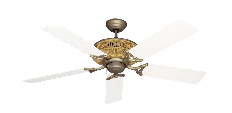 Tiki Ceiling Fan In Antique Bronze With 52 Outdoor Pure