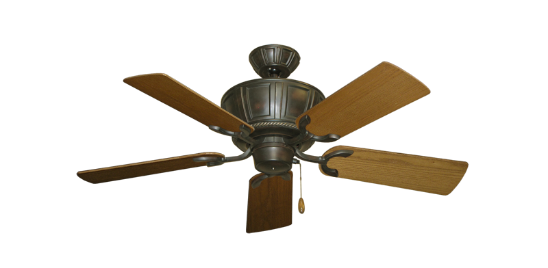 Centurion Oil Rubbed Bronze with 44" Light Oak Blades