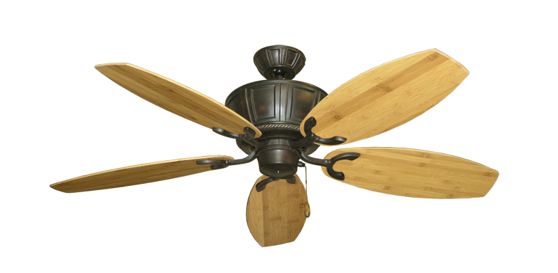 Centurion Oil Rubbed Bronze with 52" Oar Bamboo Brown Blades