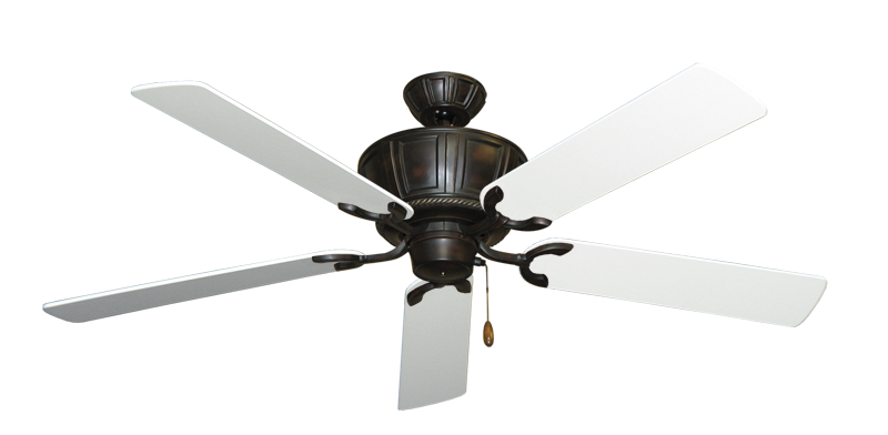 Centurion Oil Rubbed Bronze with 56" Pure White Blades
