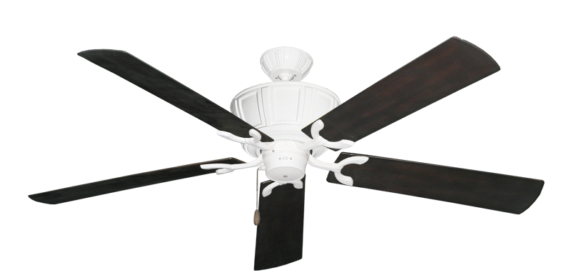 Centurion Pure White with 60" Outdoor Oil Rubbed Bronze Blades