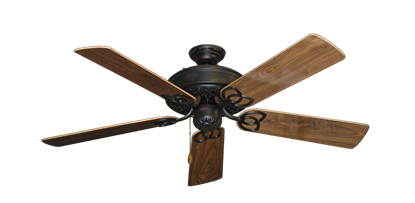 Renaissance Oil Rubbed Bronze with 52" Walnut Gloss Blades