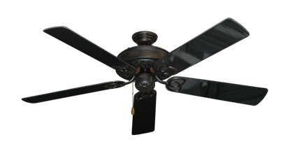 Renaissance Oil Rubbed Bronze with 56" Black Gloss Blades