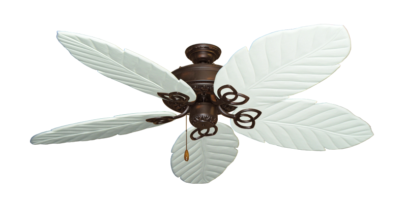 Renaissance Oil Rubbed Bronze with 58 inch Series 100 Arbor Pure White Blades