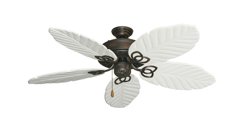 Renaissance Oil Rubbed Bronze with 52" Series 125 Arbor Pure White Blades