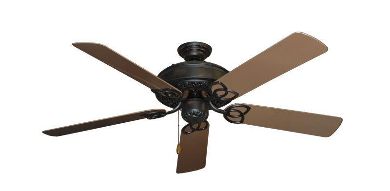 Renaissance Oil Rubbed Bronze with 52" Outdoor Brown Blades