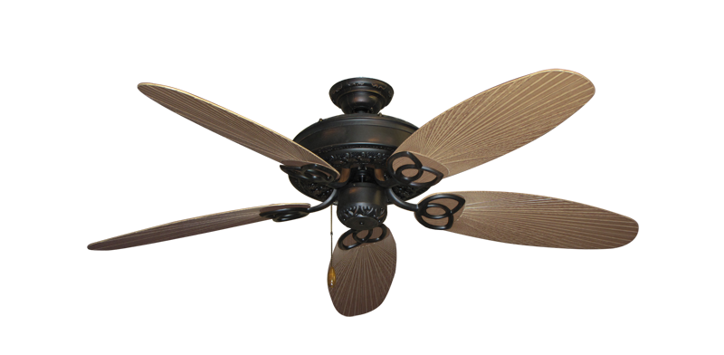 Renaissance Oil Rubbed Bronze with 52" Outdoor Leaf Tan Blades