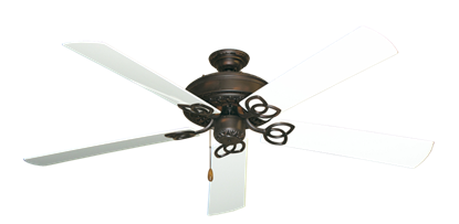 Renaissance Oil Rubbed Bronze with 60" Outdoor Pure White Blades