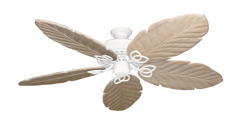 Renaissance Pure White with 58" Series 100 Arbor Whitewash Blades