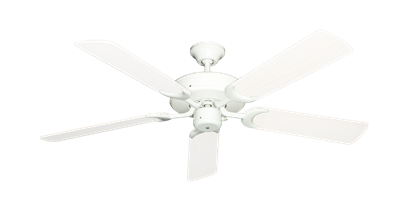 Patio Fan Pure White with 52" Outdoor Pure White Blades