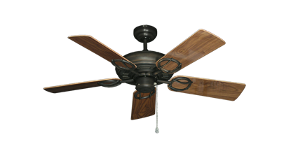 Trinidad Oil Rubbed Bronze with 44" Walnut Gloss Blades