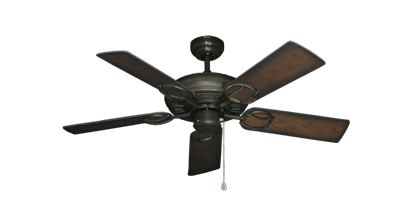 Trinidad Oil Rubbed Bronze with 44" Distressed Hickory Blades