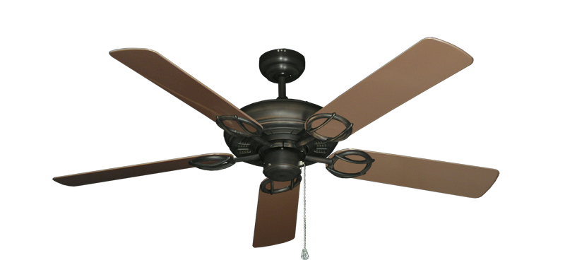 Trinidad Oil Rubbed Bronze with 52" Outdoor Brown Blades