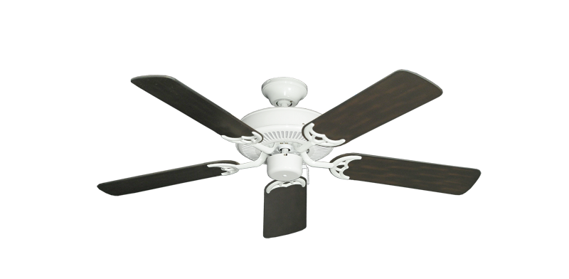 Picture of Bermuda Breeze V Pure White with 44" Outdoor Oil Rubbed Bronze Blades