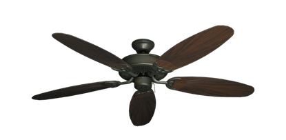 Bermuda Breeze V Oil Rubbed Bronze with 52" Outdoor Leaf Oil Rubbed Bronze Blades