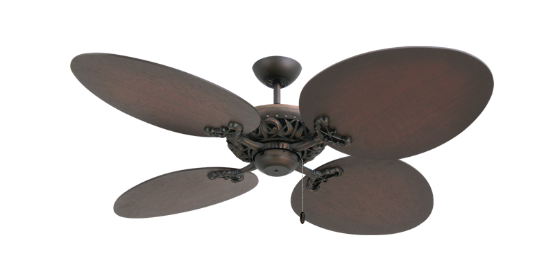 Corsica Ceiling Fan In Oil Rubbed Bronze With 54 Large Oval