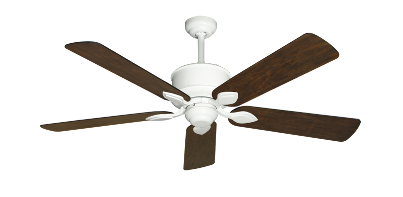 Hercules Ceiling Fan In Pure White With 52 Distressed