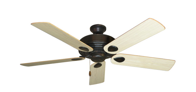 Futura Oil Rubbed Bronze with 52" Bleached Oak Gloss Blades