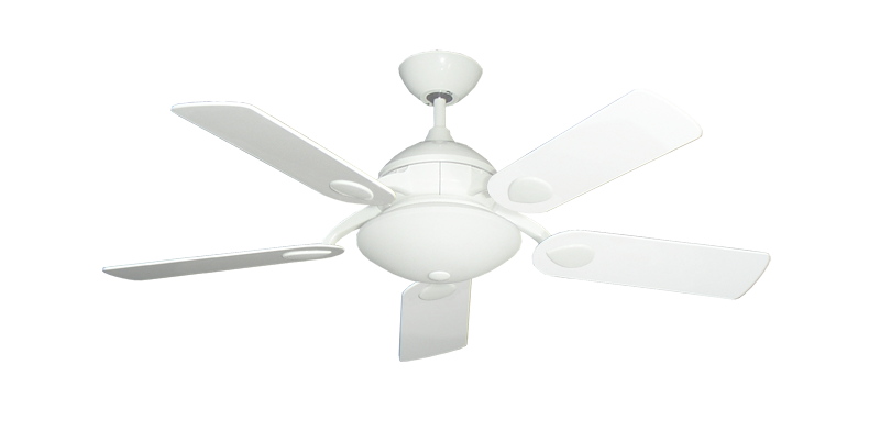 Majestic Ceiling Fan In Pure White With 44 Pure White Blades