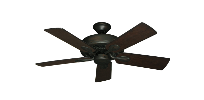 Meridian Oil Rubbed Bronze with 44" Distressed Walnut Blades