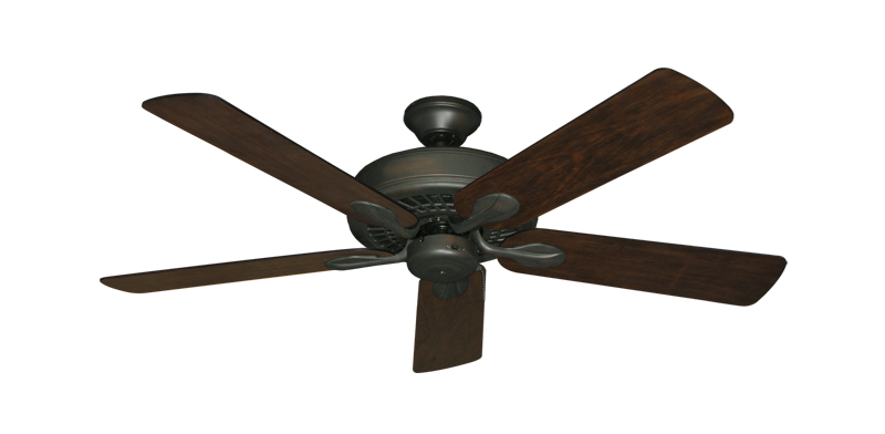 Meridian Oil Rubbed Bronze with 52" Distressed Hickory Blades