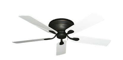 Stratus Oil Rubbed Bronze with 52" Pure White Gloss Blades