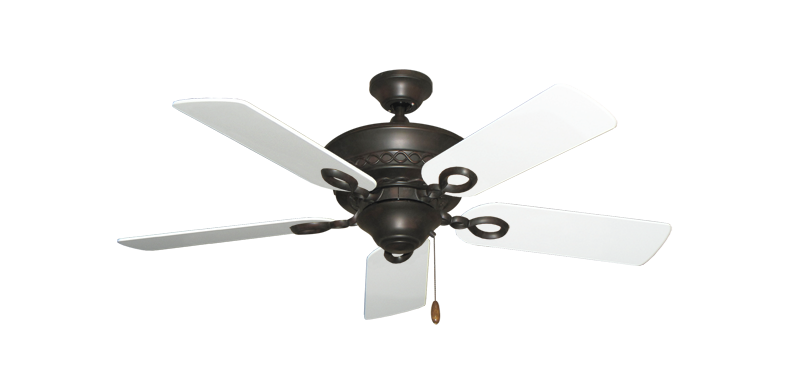Infinity Oil Rubbed Bronze with 44" Pure White Blades