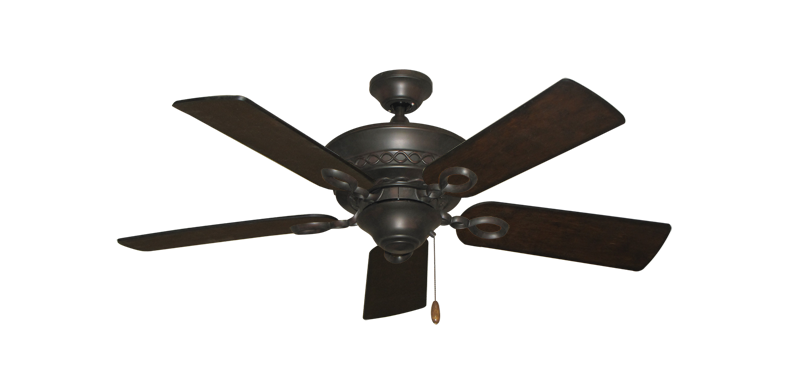 Infinity Oil Rubbed Bronze with 44" Distressed Walnut Blades