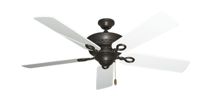 Infinity Oil Rubbed Bronze with 52" Pure White Gloss Blades