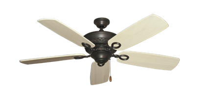 Infinity Oil Rubbed Bronze with 52" Series 710 Arbor Whitewash Blades