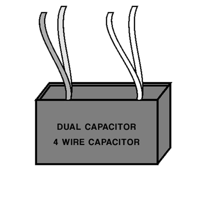 Dual Capacitor - Four Wire