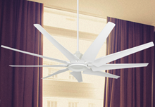 Liberator 72 in. Indoor/Outdoor Pure White Ceiling Fan
